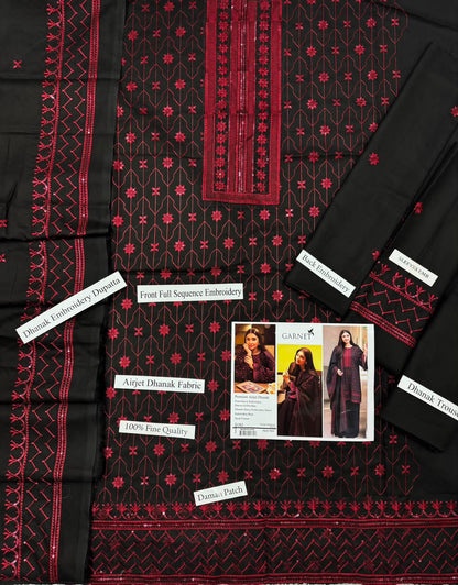 ANEELAS DHANAK COLLECTION 3PC HIT CODE