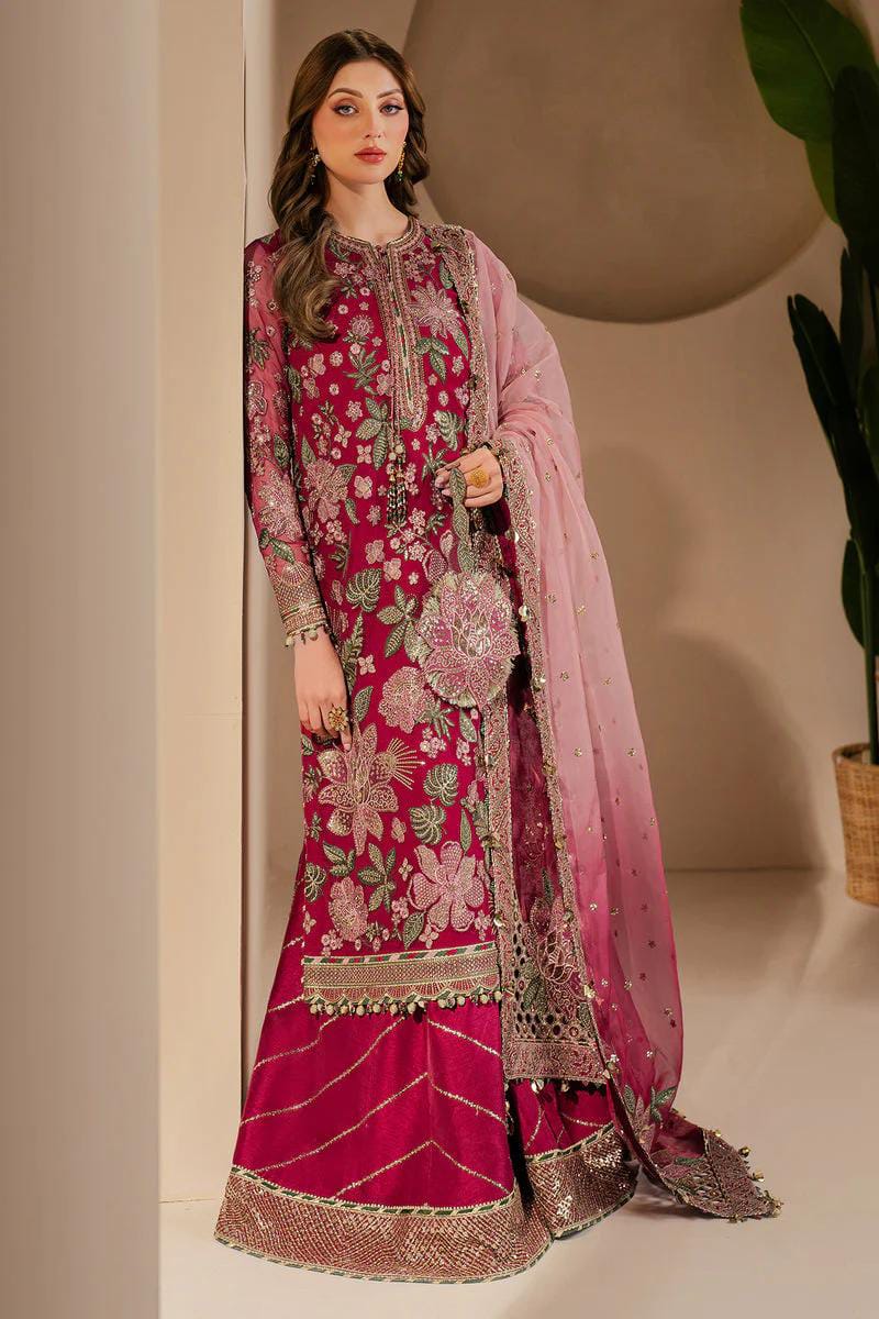 Jazmin Chiffon* Embroidered Unstitched Collection 3pc