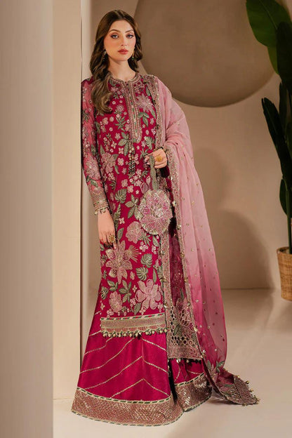 Jazmin Chiffon* Embroidered Unstitched Collection 3pc