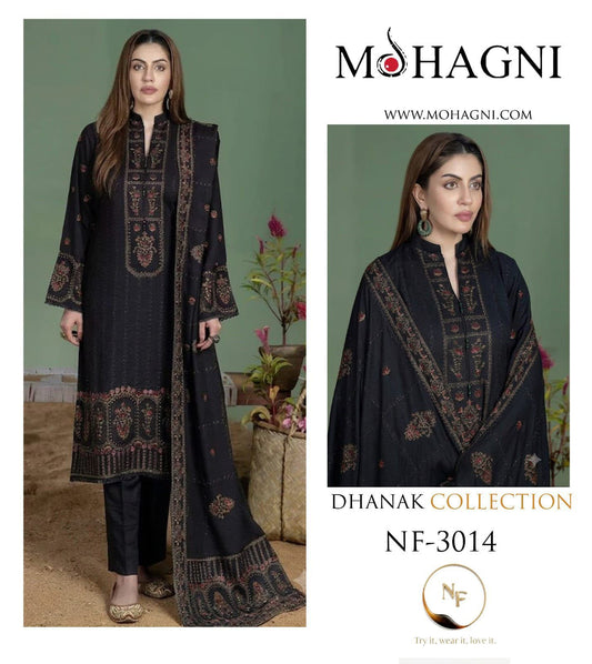 MOHAGNI WINTER DHANAK COLLECTION 3PC HIT CODE