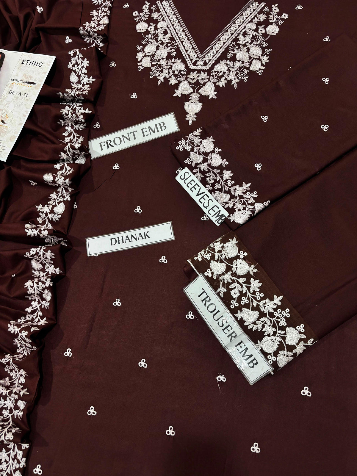 PEZWAN DHANAK COLLECTION 3PC HIT CODE
