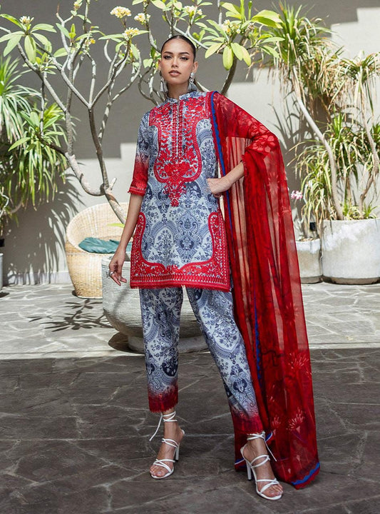 BAROQUE LUXRY LINEN PRINT COLLECTION 3PC HIT CODE
