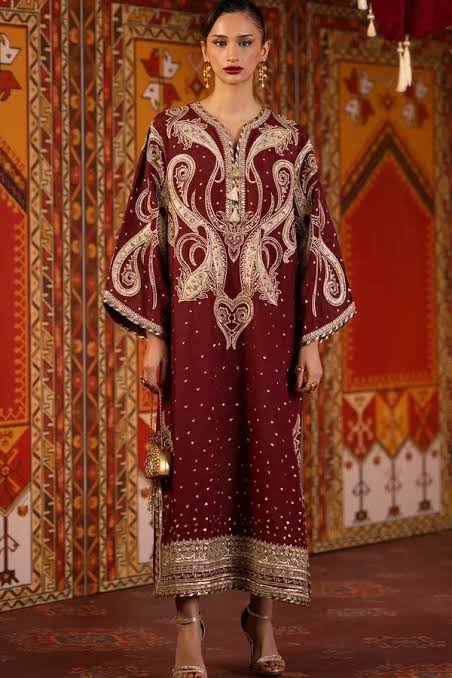 Ethnic Silk Embroided 2pc Hit code E-1069