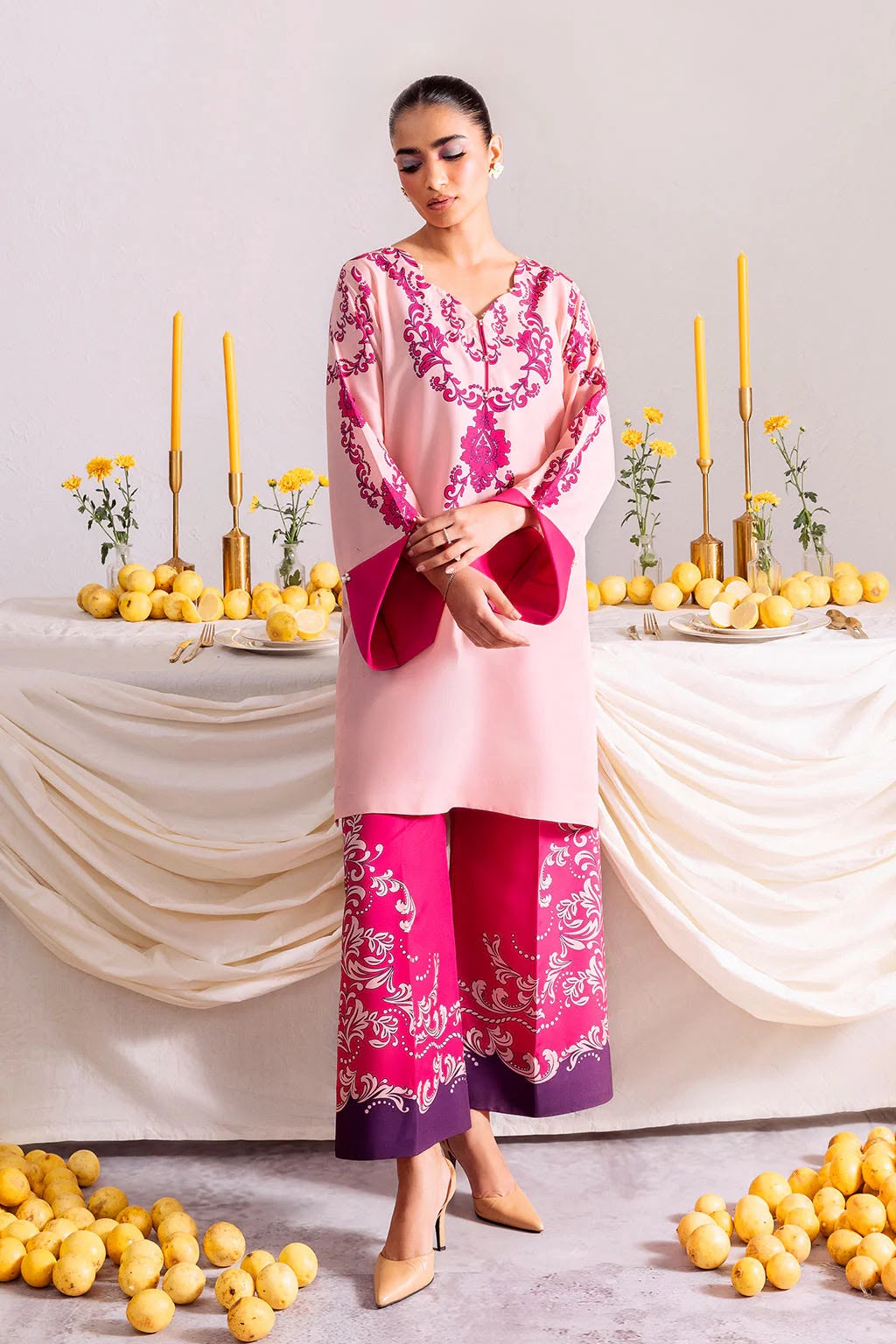 AFSANAH SILK PRINT 2PC HIT CODE
