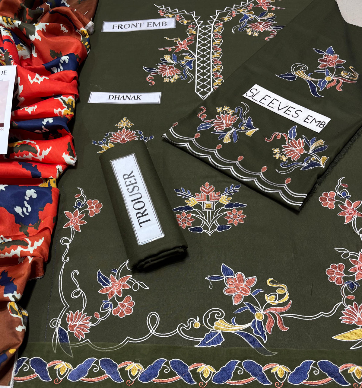BAROQUE LUXRY DHANAK COLLECTION 3PC HIT CODE
