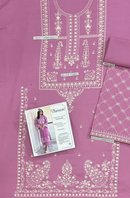 BAREEZE LUXURY DHANAK COLLECTION 2PC HIT CODE