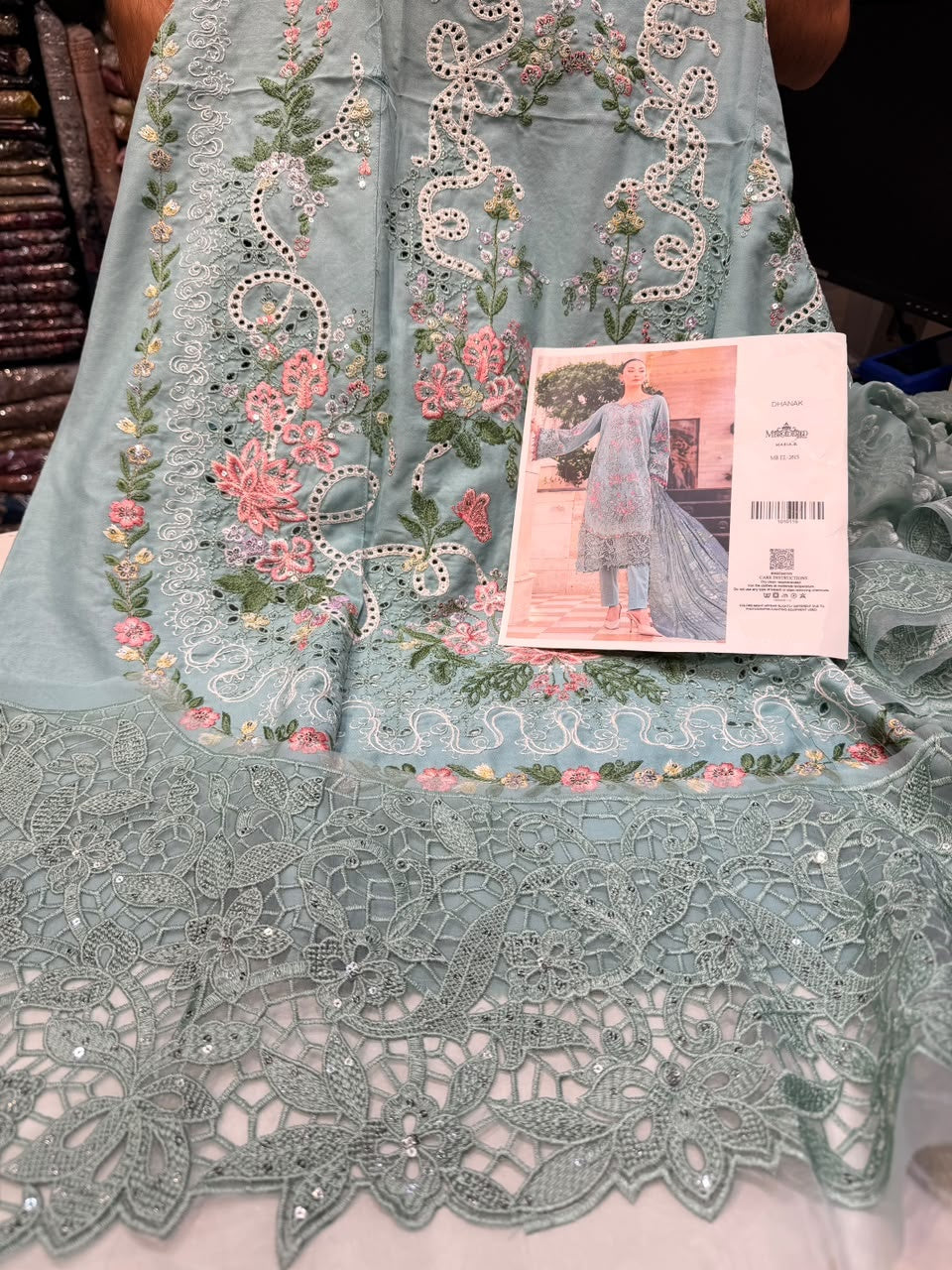 Maria.B Dhanak With Palachi Dupatta