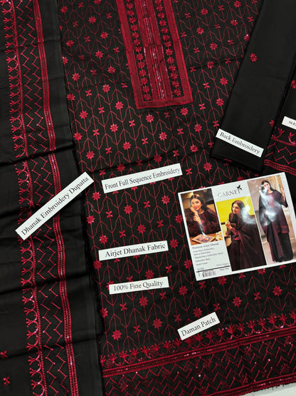 ANEELAS DHANAK COLLECTION 3PC HIT CODE