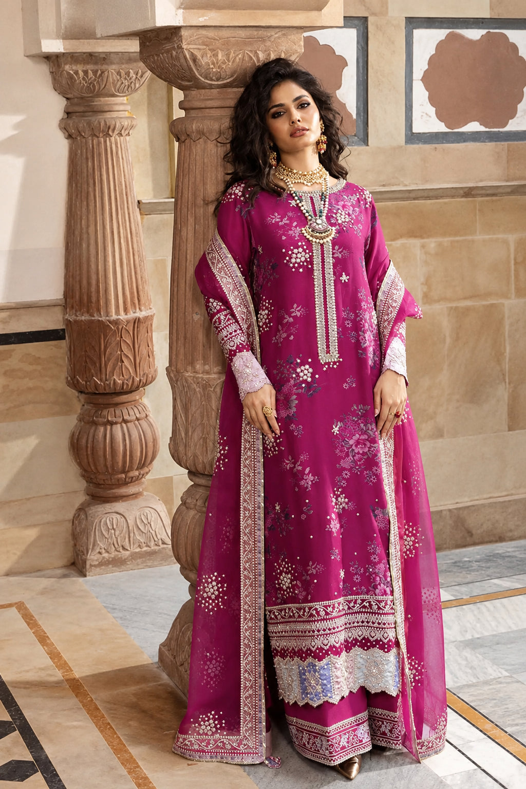 Maria.B Silk Print Collection – 3-Piece