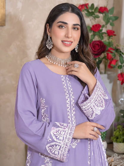 ZARQASH LUXURY DHANAK COLLECTION 3PC HIT CODE 6153