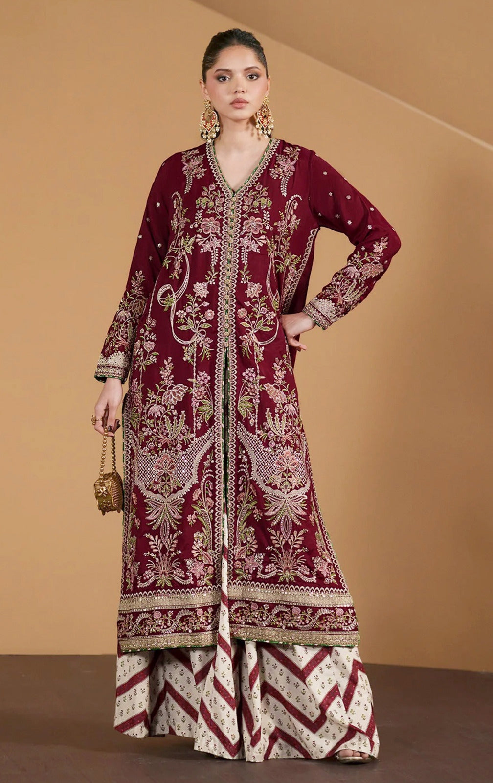 Ethnic Silk print 2pc Hit code E1212
