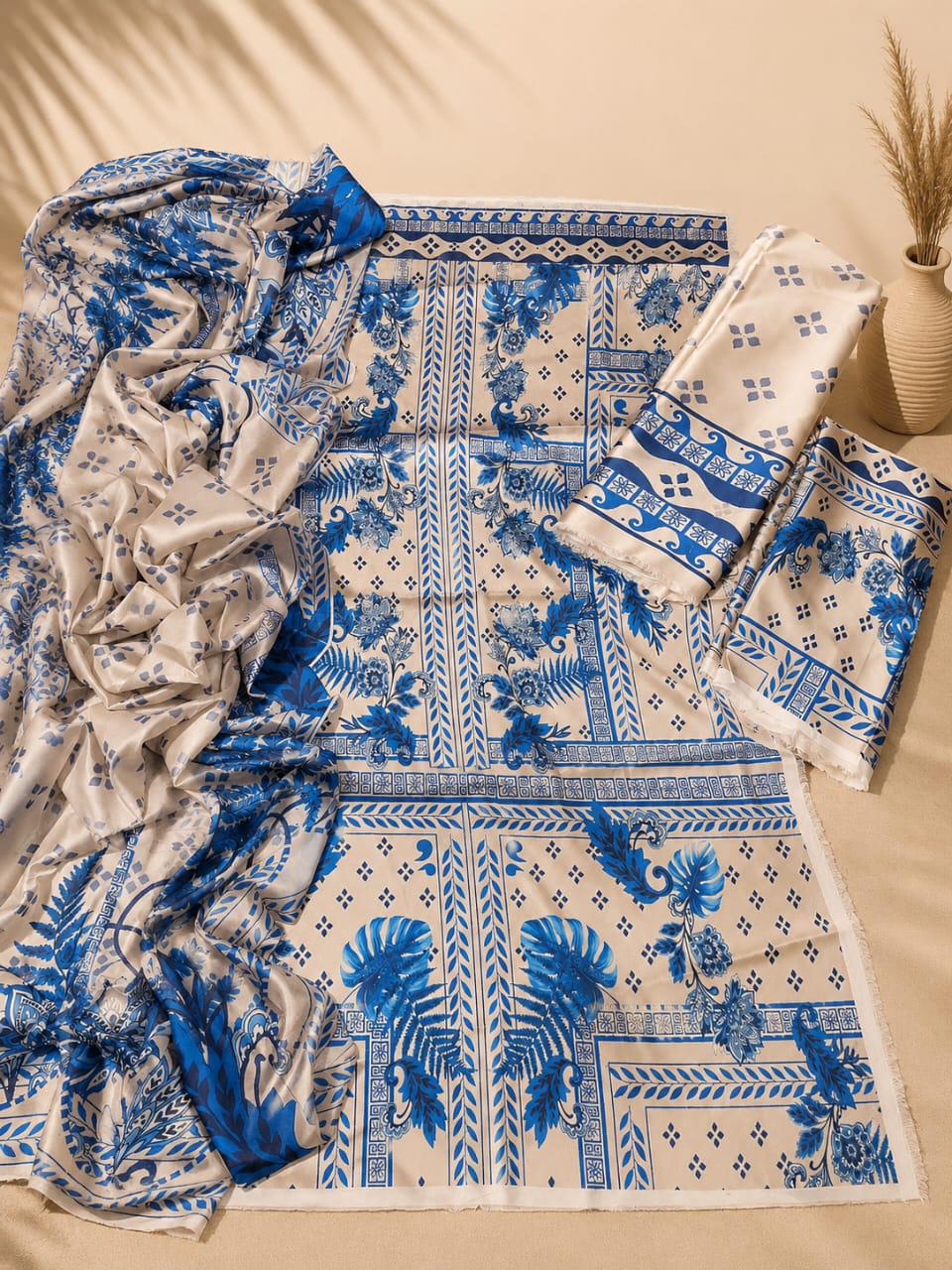LULUSAR DIGITAL PRINT SILK PRINT 3PC HIT CODE