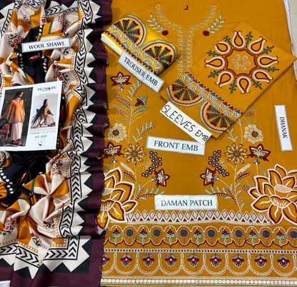 PEZWAN DHANAK COLLECTION 3PC HIT CODE