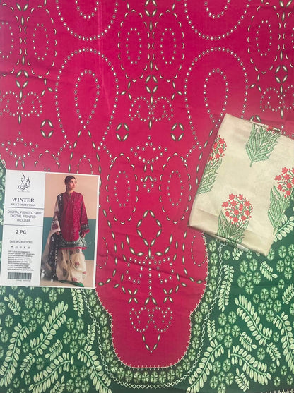 AFSANAH SILK PRINT 2PC