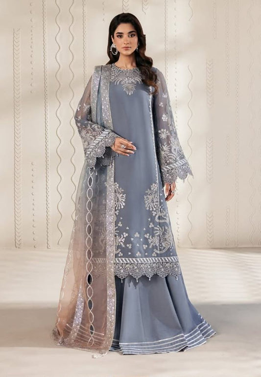 ZARIF CHIFFON 3PC UNSTICHED HIT CODE