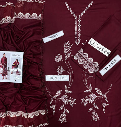 BAROQUE LUXRY DHANAK COLLECTION 3PC HIT CODE