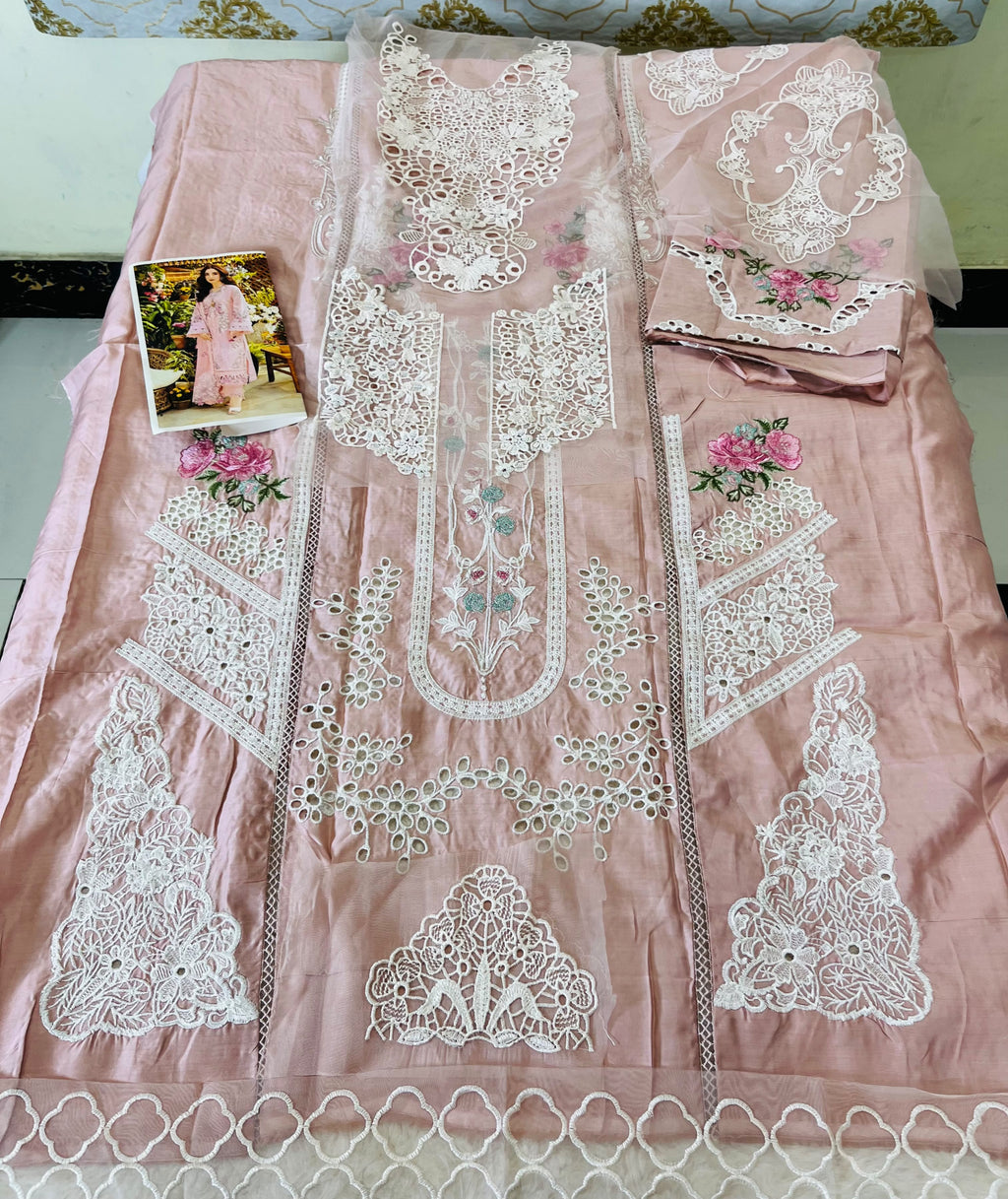 Elaf Embroided Viscose 3pc Hit code 02A