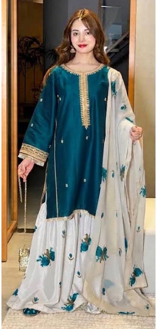 PREET PRET LUXURY DHANAK COLLECTION 3PC HIT CODE
