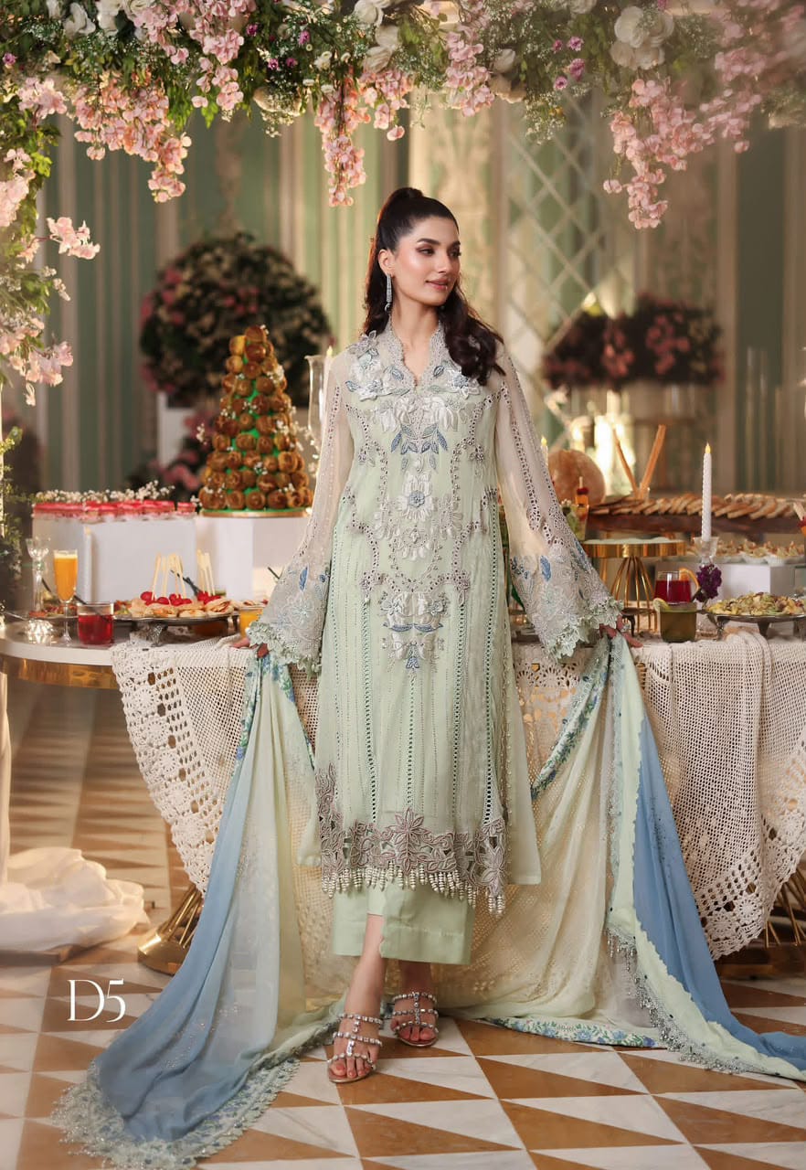 Maria B Chiffon* Embroidered Unstitched Collection