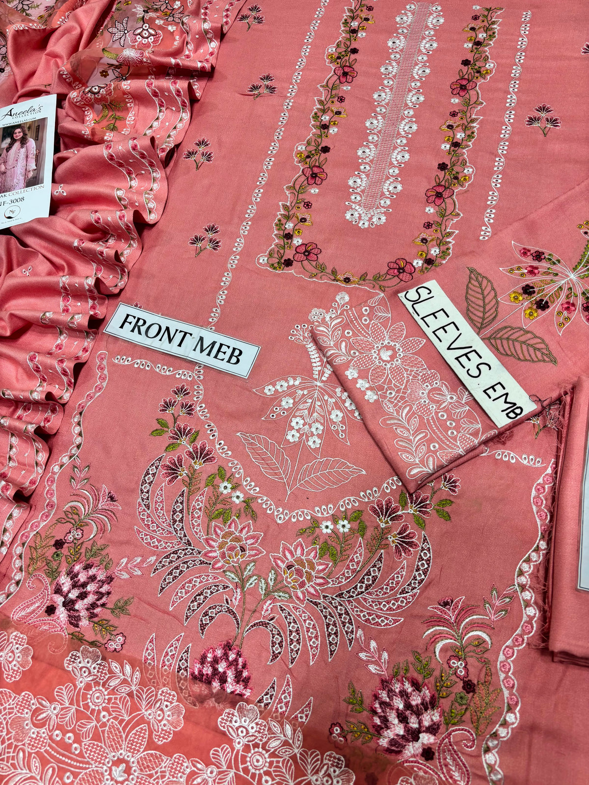 ANEELAS DHANAK COLLECTION 3PC HIT CODE