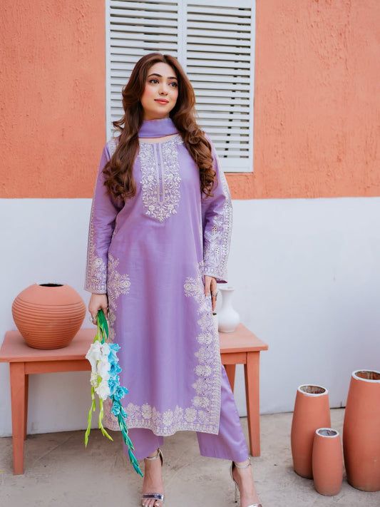 JAZMIN DHANAK COLLECTION 3PC HIT CODE