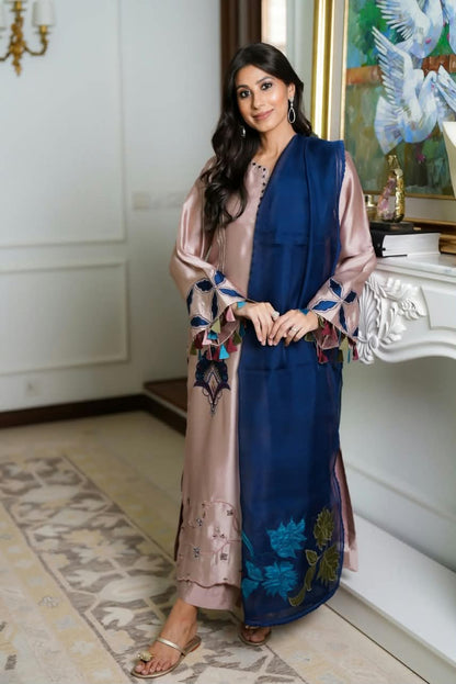 FAIZA REHMAN LUXURY SILK PRINT COLLECTION 3PC HIT CODE