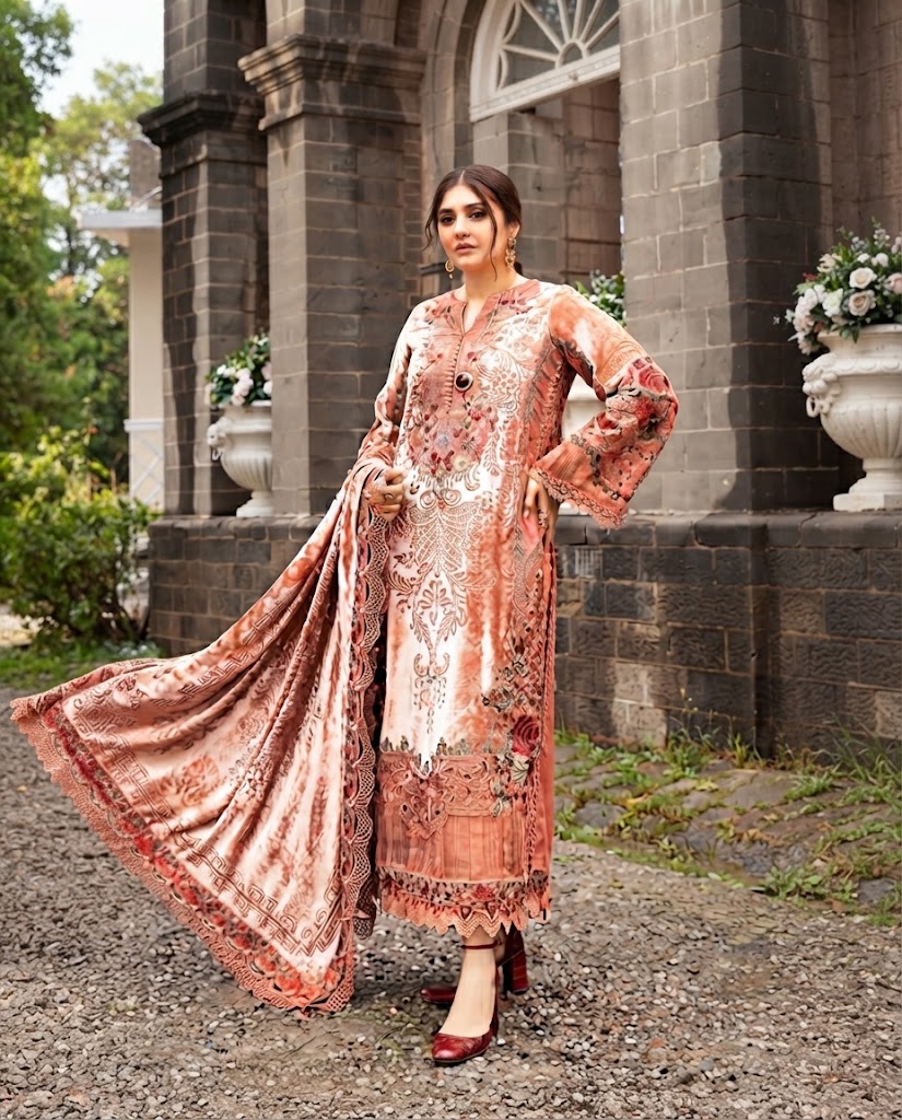 Dure Fisha Palachi 3PC Dress – Palachi Shawl