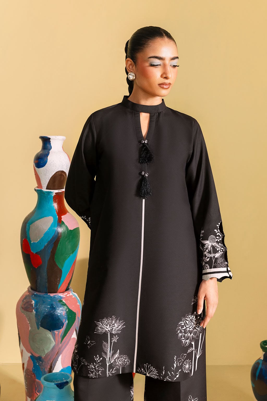 AFSANAH SILK PRINT 2PC HIT CODE