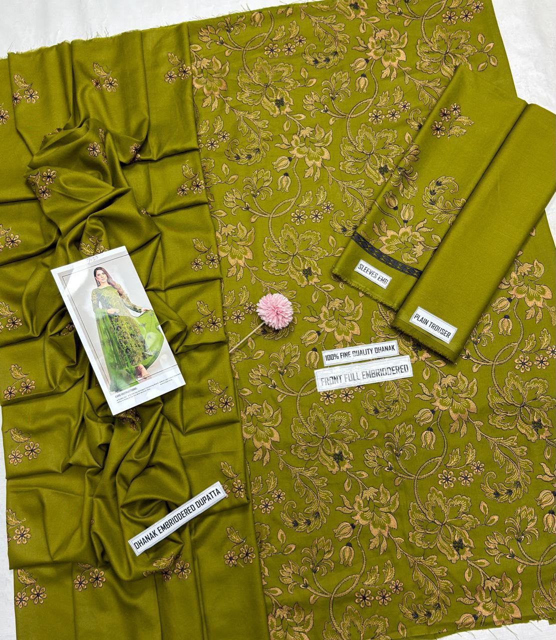 BAREEZE LUXURY DHANAK COLLECTION 3PC HIT CODE 7623