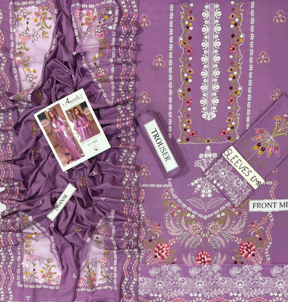 ANEELAS DHANAK COLLECTION 3PC HIT CODE