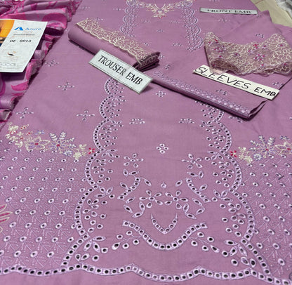 AZURE LUXURY DHANAK COLLECTION 3PC HIT CODE