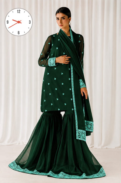 BAROOQUE LUXURY CHIFFON 3PC HIT CODE