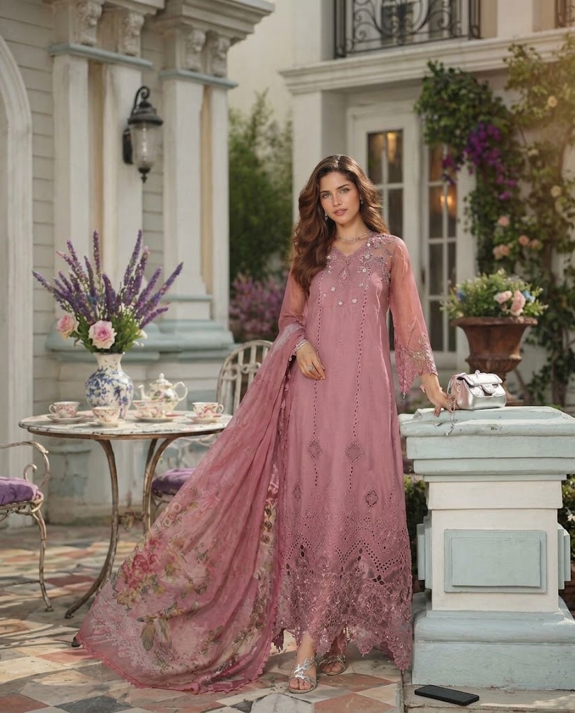 Maria.B Dhanak Fabric 3PC Winter Suit – Hit Code