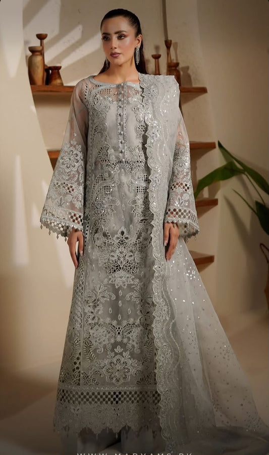 MARIUMS ORGANZA WEEDING WEAR 3PC HIT CODE