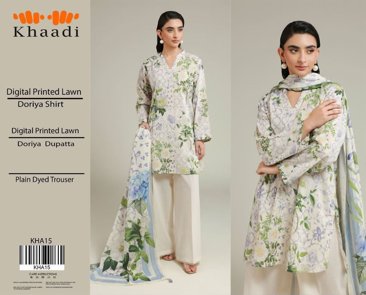 Khaddi+Eden Robe Lawn 3pc collection