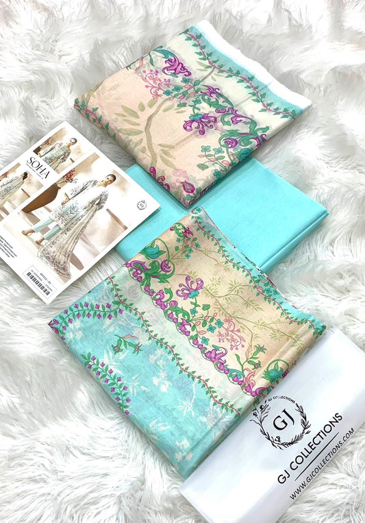*SOHA BY GUL-JEE PRINT LAWN 3PC