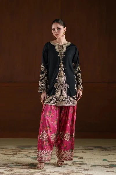 ETHNIC SILK PRINT 2PC HIT CODE