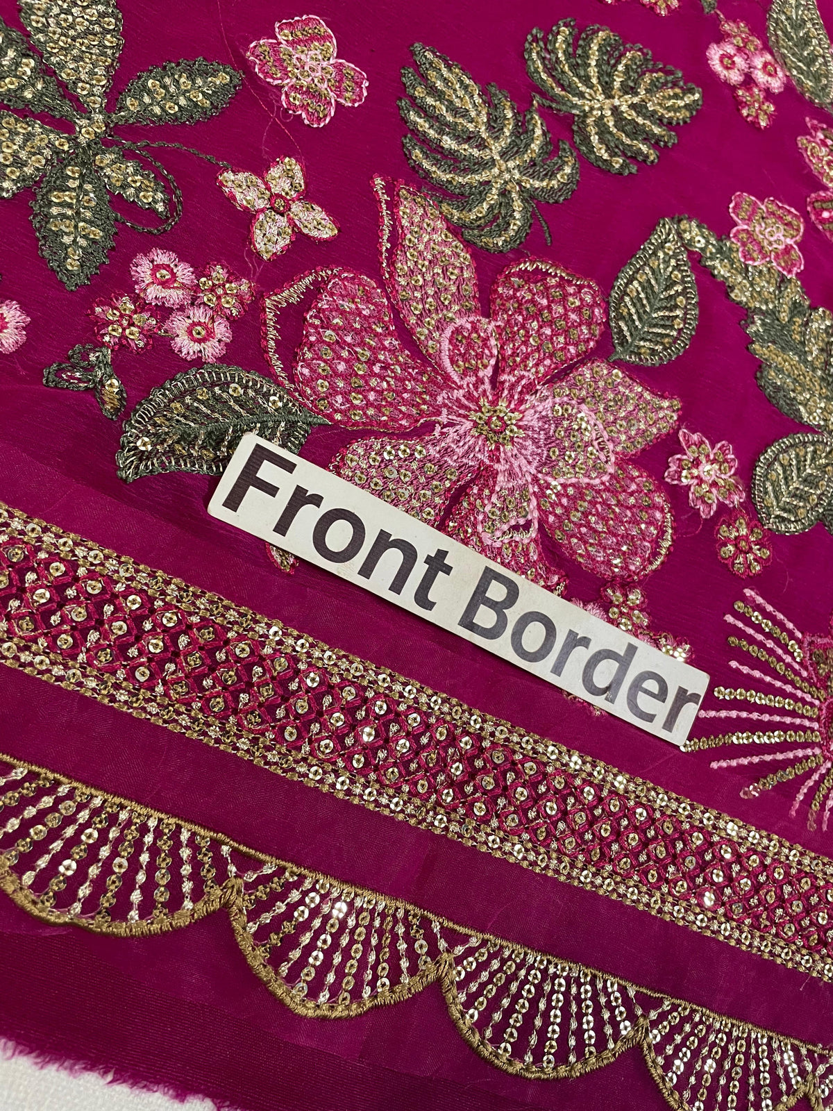 Jazmin Chiffon* Embroidered Unstitched Collection 3pc