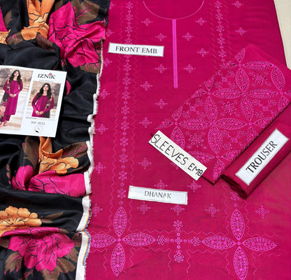IZNIK DHANAK COLLECTION 3PC HIT CODE
