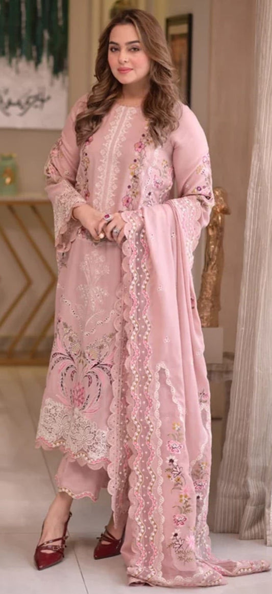ANEELAS DHANAK COLLECTION 3PC HIT CODE