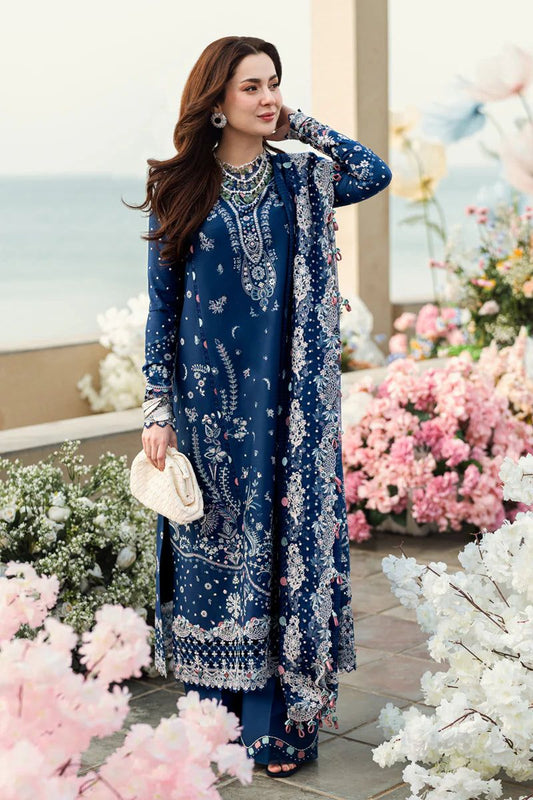 QALAMKAR LUXURY DHANAK COLLECTION 3PC HIT CODE 6108