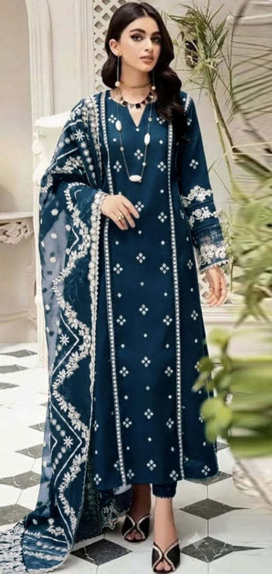 BAREEZE DHANAK COLLECTION 3PC HIT CODE