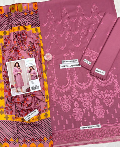 LIMELIGHT LUXURY DHANAK COLLECTION 3PC HIT CODE 414