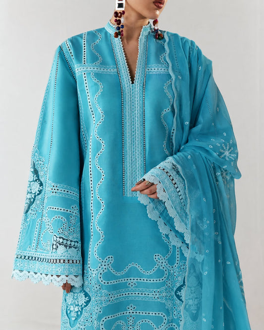 HUSSAIN REHAR DHANAK COLLECTION 3PC HIT CODE 9037