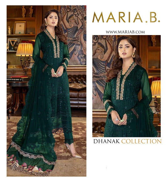 MARIA.B DHANAK COLLECTION 3PC HIT CODE