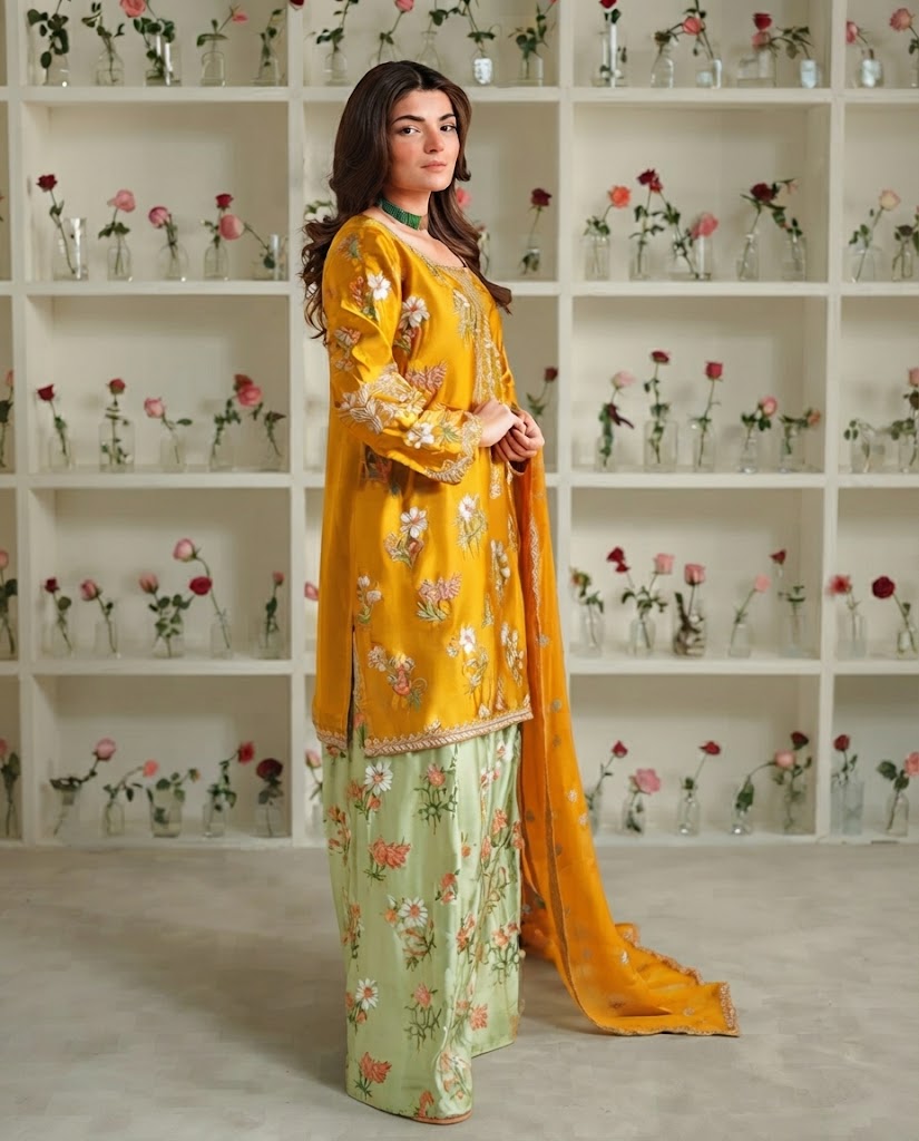 Maria.B Silk Print 3PC Dress – Silk Print Folder