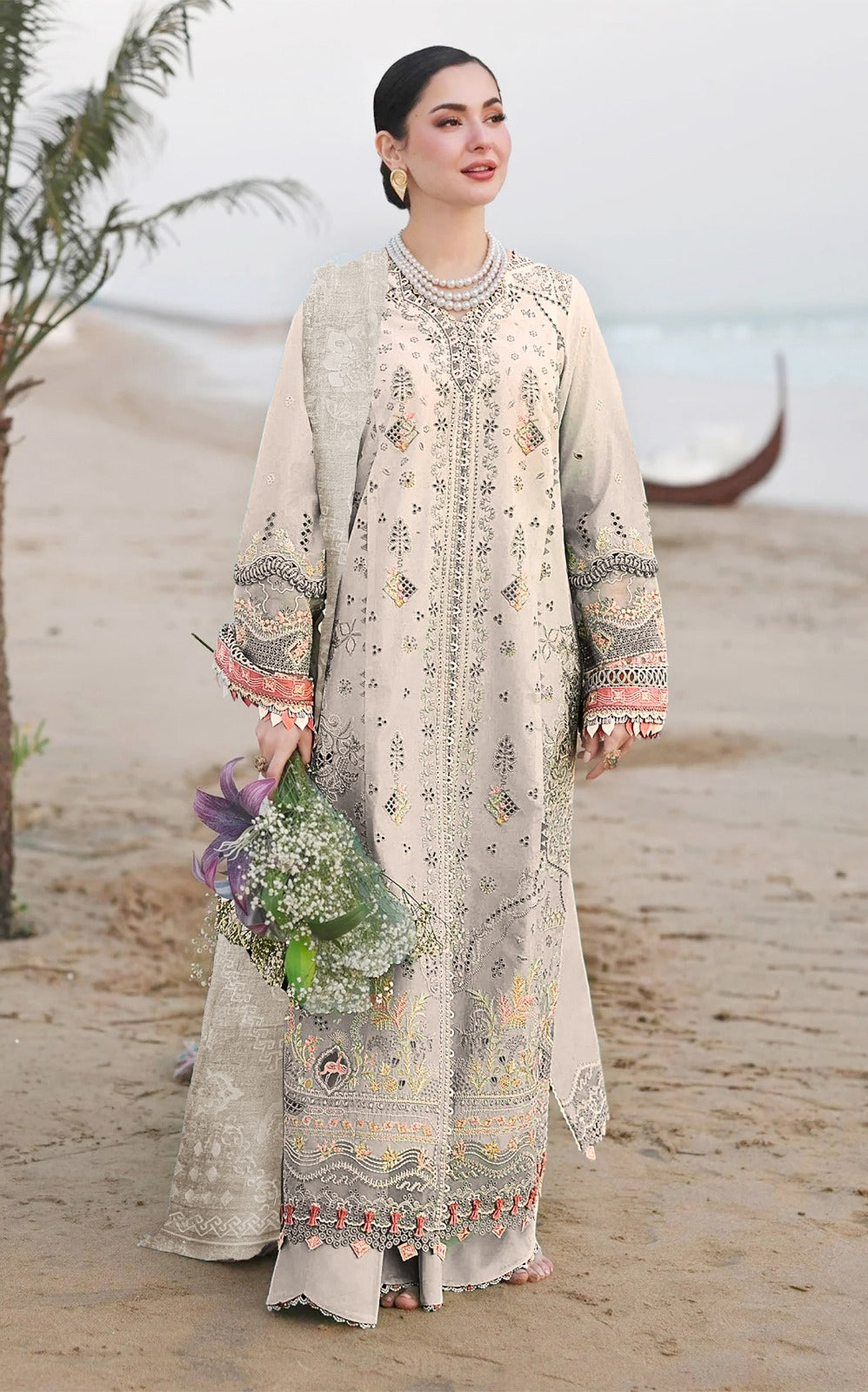 Qalamkahar Sahil Dhanak with plachi Shwal Hit code 3pc