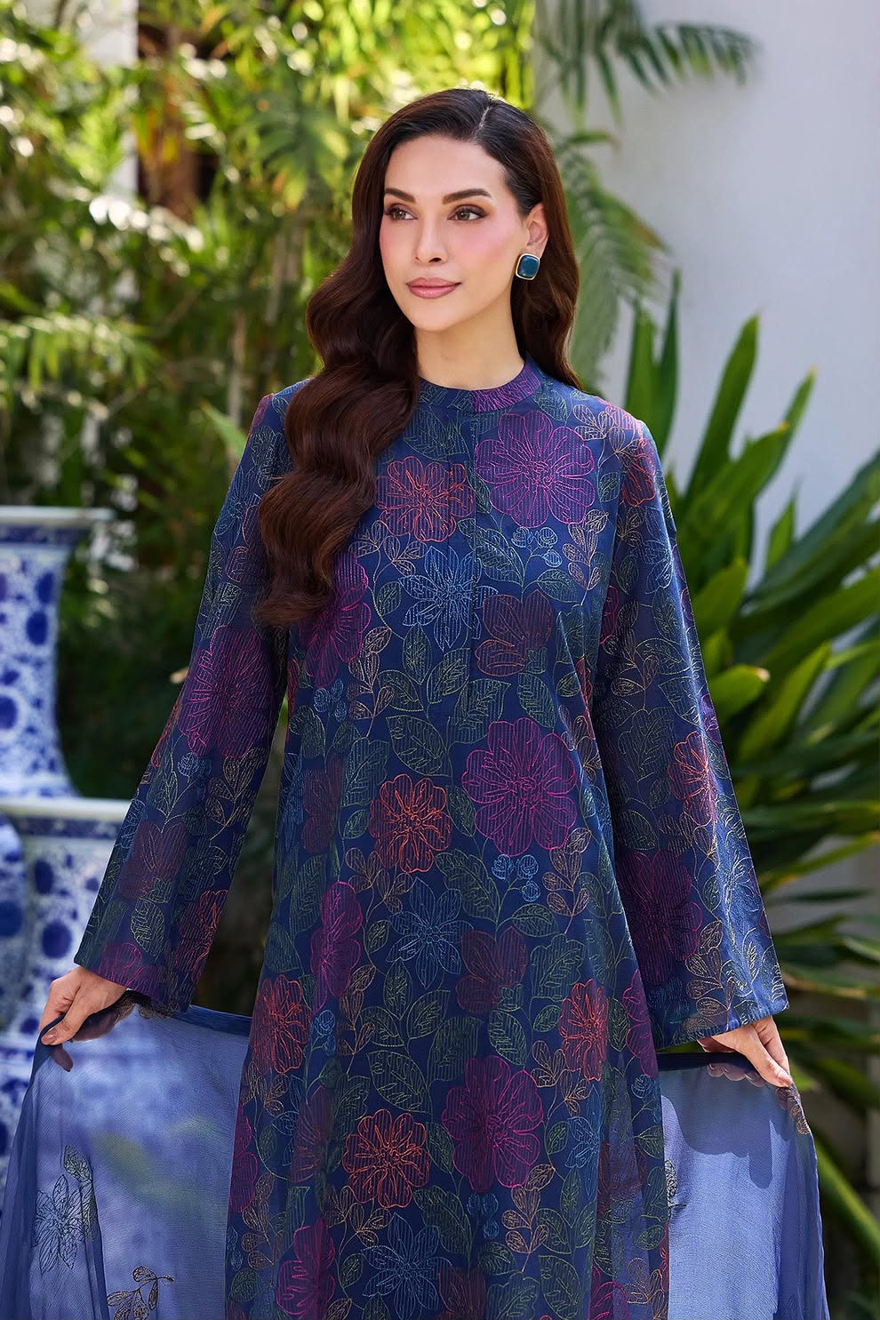 BAREEZE LUXURY DHANAK COLLECTION 3PC HIT CODE 6189