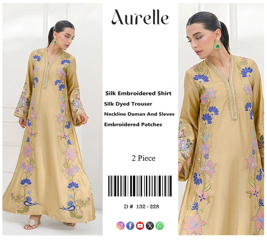 AURELLE SILK PRINT 2PC HIT CODE