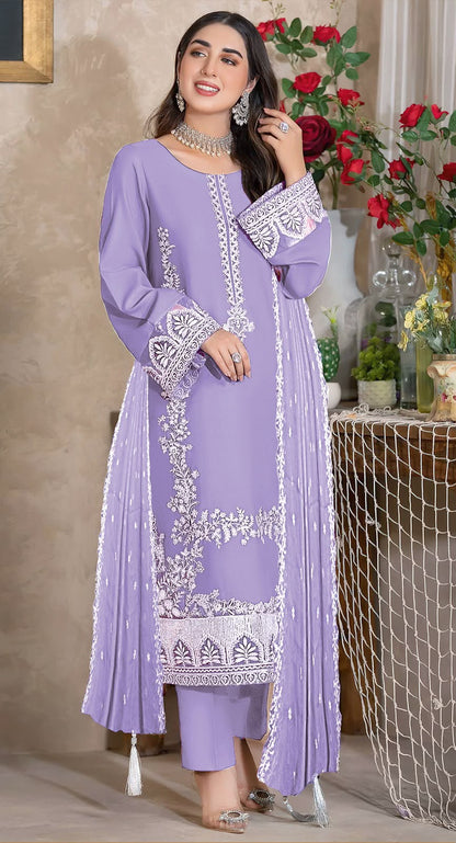 ZARQASH LUXURY DHANAK COLLECTION 3PC HIT CODE 6153